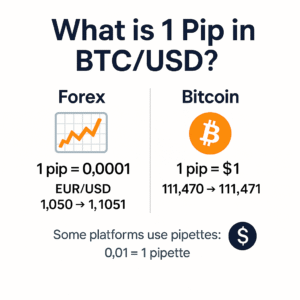 What is 1 Pip in BTCUSD
